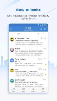 Mailchat-Gmail,Outlook,Yahoo android App screenshot 1